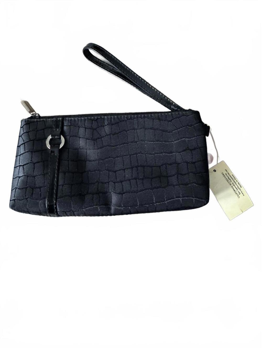 California Innovations Black Wristlet with Pink Lining